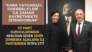 İYİ Parti Kurucularından Neslihan Seven zehir zemberek bir açıklamayla partisinden istifa etti