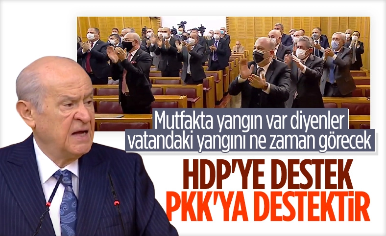 Bahçeli: CHP yanlıştadır, İP yanlış ata oynamıştır; HDP'nin kapatılması acildir, hayatidir, şarttır