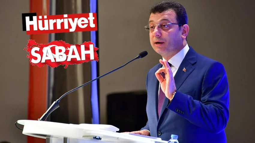Hürriyet ve Sabahtan İmamoğlu ve İBB sansürü!