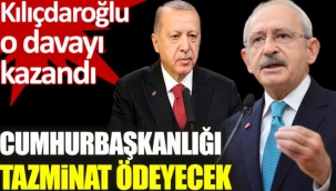 CUMHURBAŞKANLIĞI , CHP LİDERİNE TAZMİNAT ÖDEYECEK!