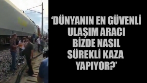 İstanbulda hızlı tren kaza yaptı!