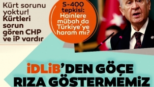Erken seçime karşı çıkan Bahçeli 2023 Haziran ayına işaret etti