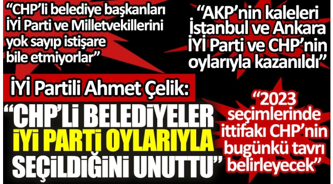 Yeniçağ Gazetesi Sahibi Ahmet Çelikten CHPli belediye başkanlarına sert tepki
