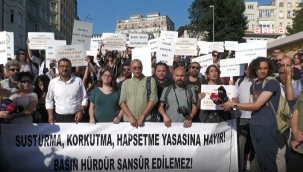 Medya sansürüne gazetecilerden tepki: Benzine zam geldi desek bizi cezaevine atacaklar