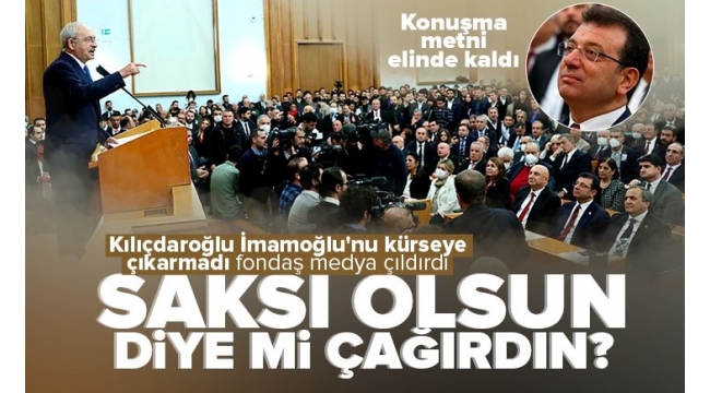 Kemal Kılıçdaroğlu İmamoğlu'nu Ankara'da "hizaya" çekti! Fondaş medyada büyük kavga: Saksı olsun diye mi çağırdın?.