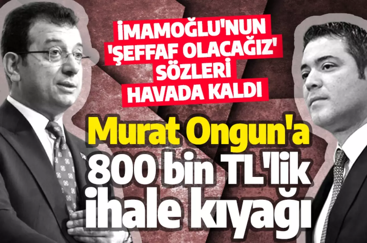 Murat Ongun'a ihale kıyağı