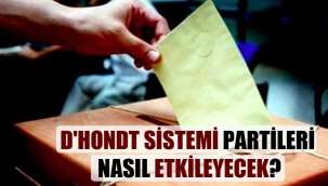 D'Hondt sistemi partileri nasıl etkileyecek?