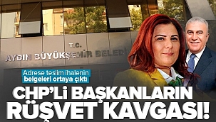 CHP'li başkanların rüşvet kavgası! Adrese teslim milyonluk ihale | Belgeler ortaya çıktı.