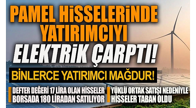 Pamel hisselerinde yatırımcıyı elektrik çarptı!