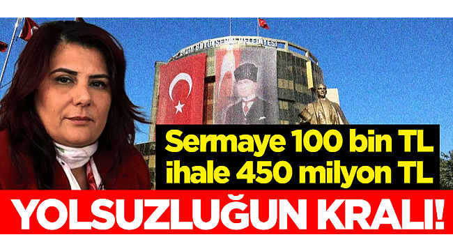 Yeni skandal ortaya çıktı! Sermaye 100 bin TL, ihale 450 milyon TL