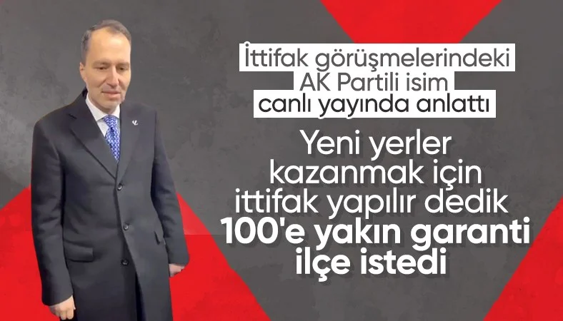 AK Parti Grup Başkan Vekili Efkan Ala, Yeniden Refah Partisi'nin taleplerini açıkladı