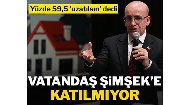 Vatandaş Şimşek'ten ayrıştı: Yüzde 59,5 kira sınırlaması uzatılsın dedi. AKP oy kaybetmeye devam edecek !