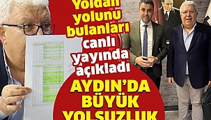  Aydın'da büyük yolsuzluk