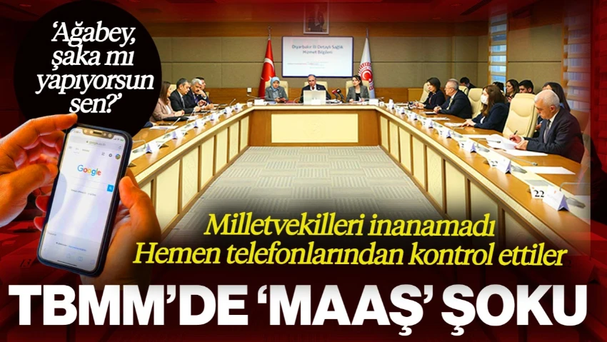 TBMM'de 'Maaş' Şoku! Milletvekilleri İnanamadı, Hemen Cep Telefonlarından Kontrol Etti