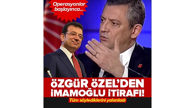 Özgür Özel'den canlı yayında İmamoğlu'nun adaylığı itirafı!.