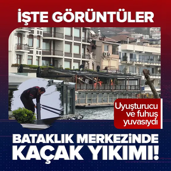 Uyuşturucu ve fuhuşun merkezi Bebek Otel'de kaçak bölümler yıkılıyor!.
