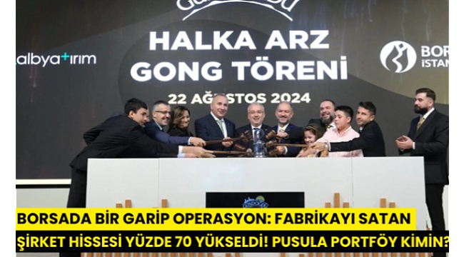 Borsada bir garip operasyon