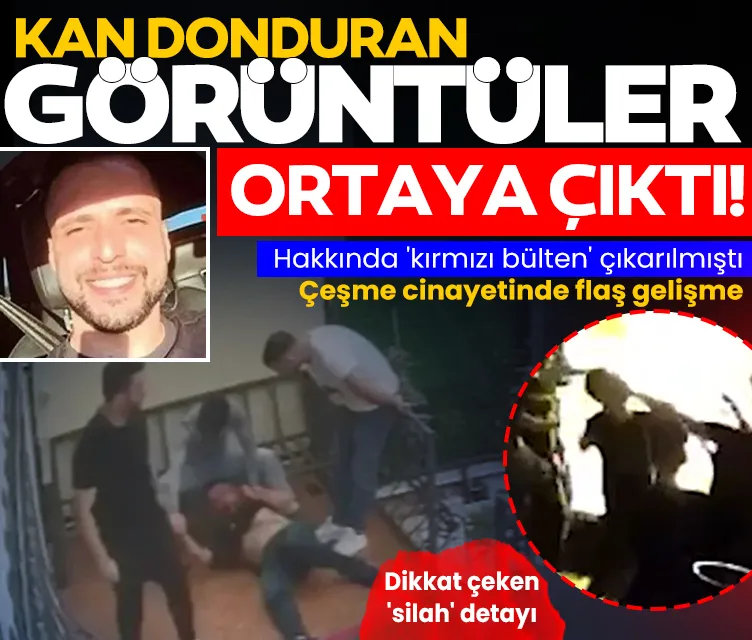Hakkında 'kırmızı bülten' çıkarılmıştı! Çeşme cinayetinde flaş gelişme: Mahkeme Tahliye etti..
