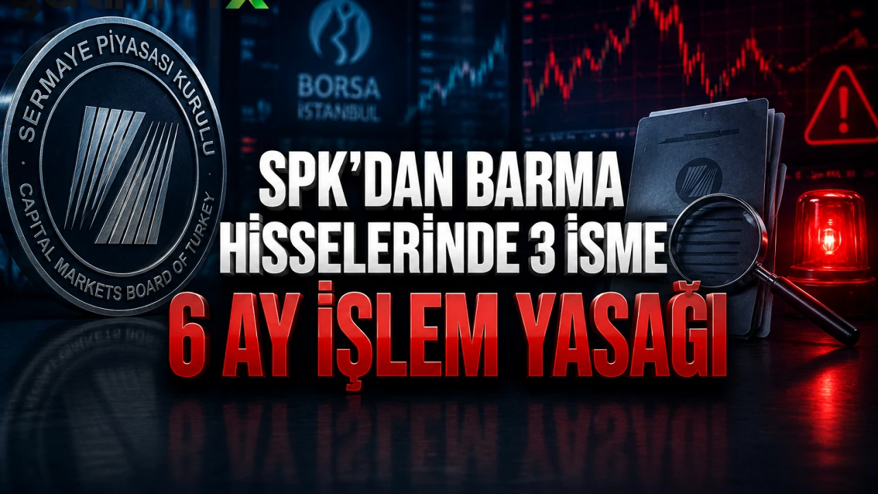 SPK'dan BARMA'da 3 isme işlem yasağı'da 3 isme işlem yasağı