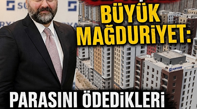 Sur Yapı'da büyük mağduriyet: Parasını ödedikleri evi alamadılar!