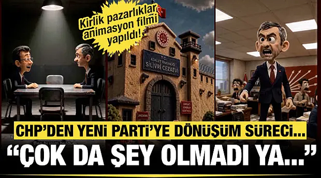 CHP'deki kirli pazarlıklar ve derin ağlar animasyon film oldu