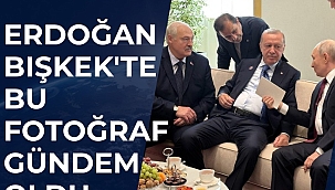 Erdoğan Bişkek'te: Bu fotoğraf gündem oldu