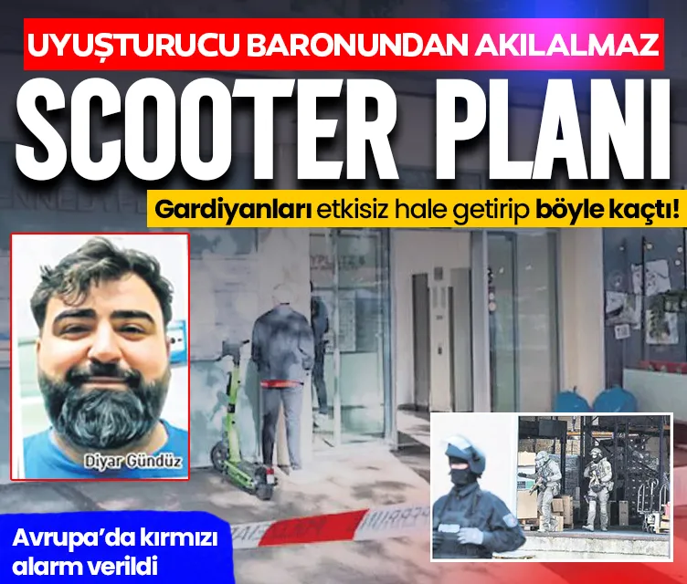 Almanya, Firar eden Türk uyuşturucu baronu Diyar Gündüz için alarmda! 